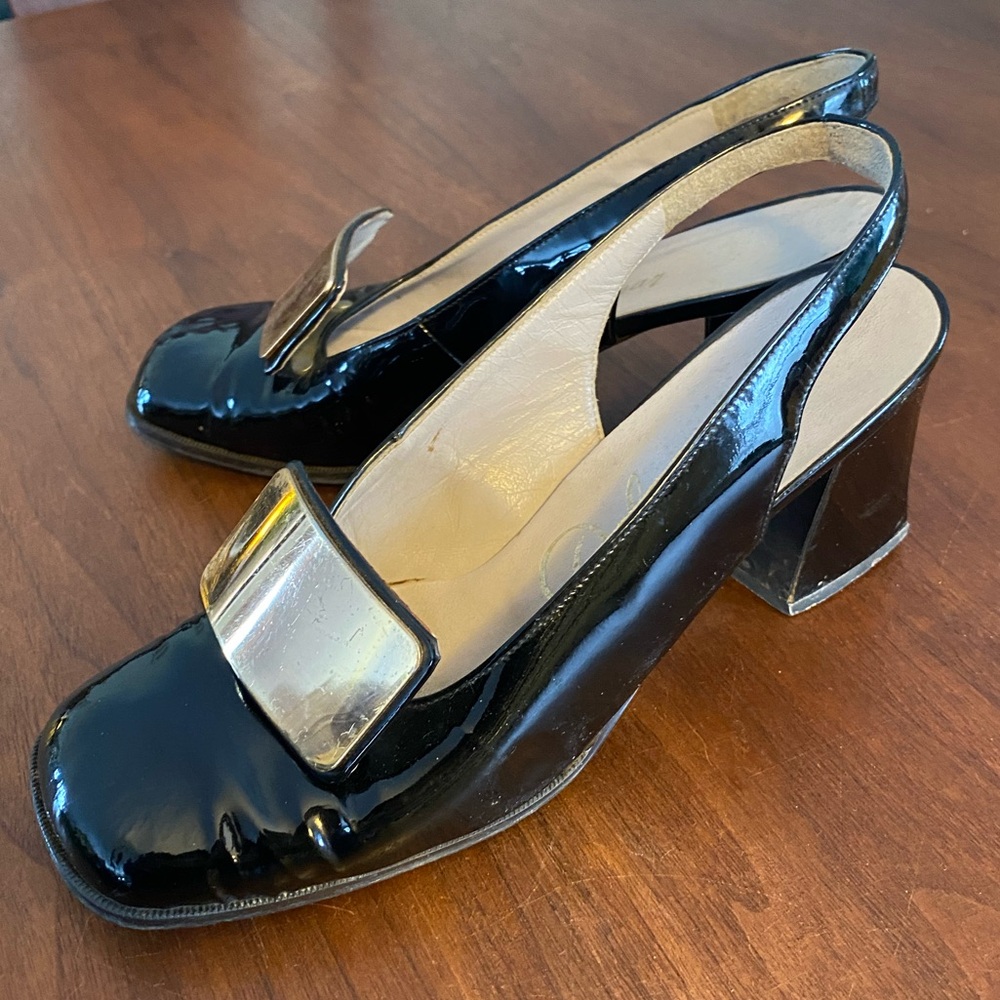 Delmar Vintage Patent Leather Heels